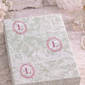 Laduree Eugénie Floral Decorative Box Green Pink White Collectible Box Holidays